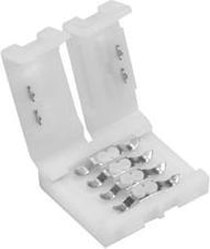 Velleman PUSH CONNECTOR VOOR FLEXIBELE LED-STRIP - 10 mm - RGB KLEUR