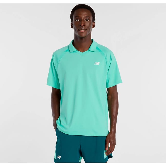 New Balance Tournament T-shirt Heren-mint, wit