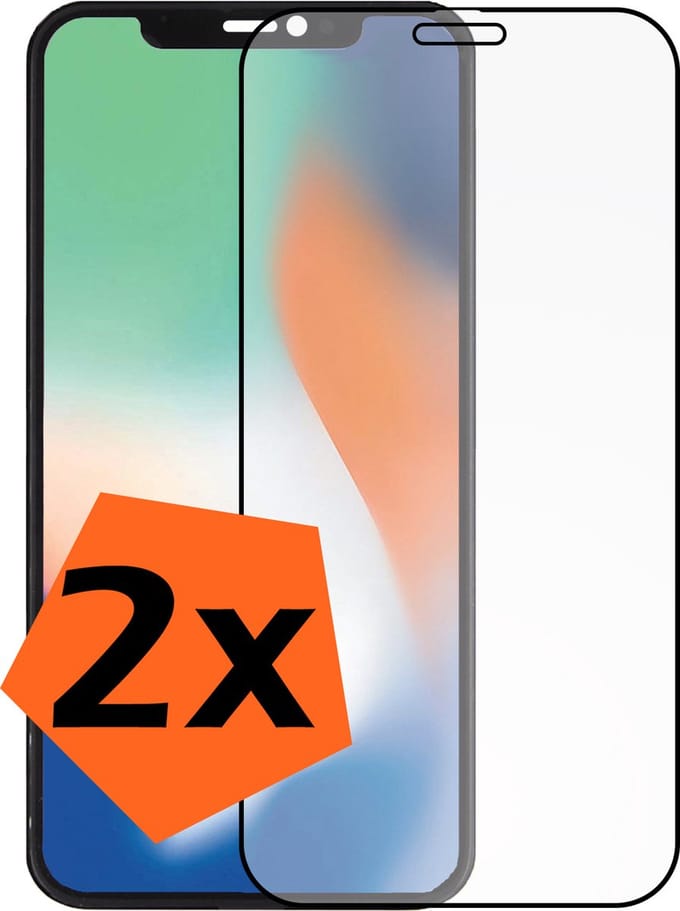 Screenprotector - 2 Stuks - Geschikt voor Apple iPhone 11 Pro Max - Volledige Dekking - Gehard Glas - Beschermglas - Tempered Glass - Screen Protector