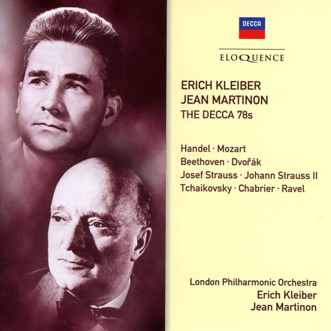 Jean Martinon, Erich Kleiber - Erich Kleiber, Jean Martinon: Decca 78S (2 CD)