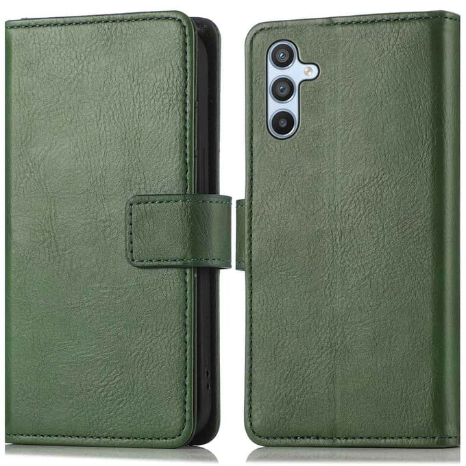 imoshion Hoesje - Geschikt voor Samsung Galaxy A54 (5G) - Luxe Bookcase - Groen