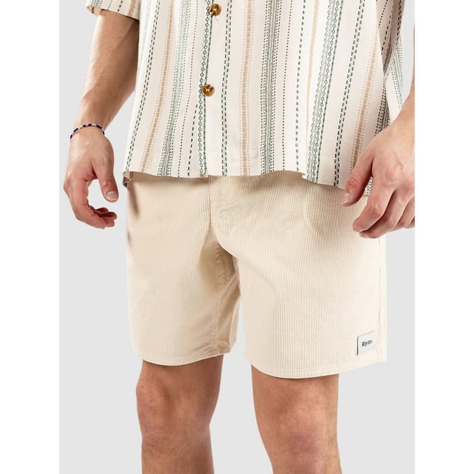 Rhythm Classic Cord Jam Korte Broek wit