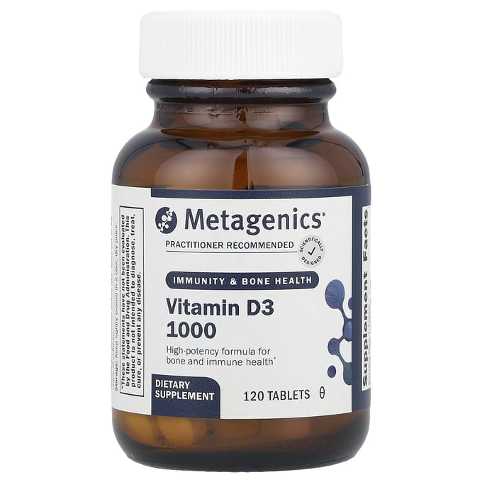 Metagenics, Vitamine D3 1000, 25mcg, 120 comprimés