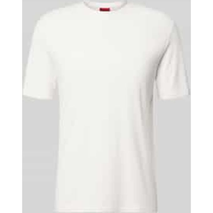 regular fit T-shirt van mix van lyocell en linnen model 'DULEROSTEE'