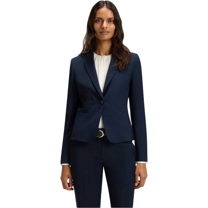 Boss Jarua formele blazer voor dames (Donkerblauw)
