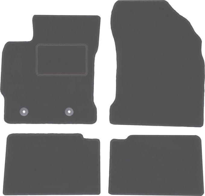 Grafiet automatten voor: Toyota Auris II hatchback, stationwagen (2012-2018)