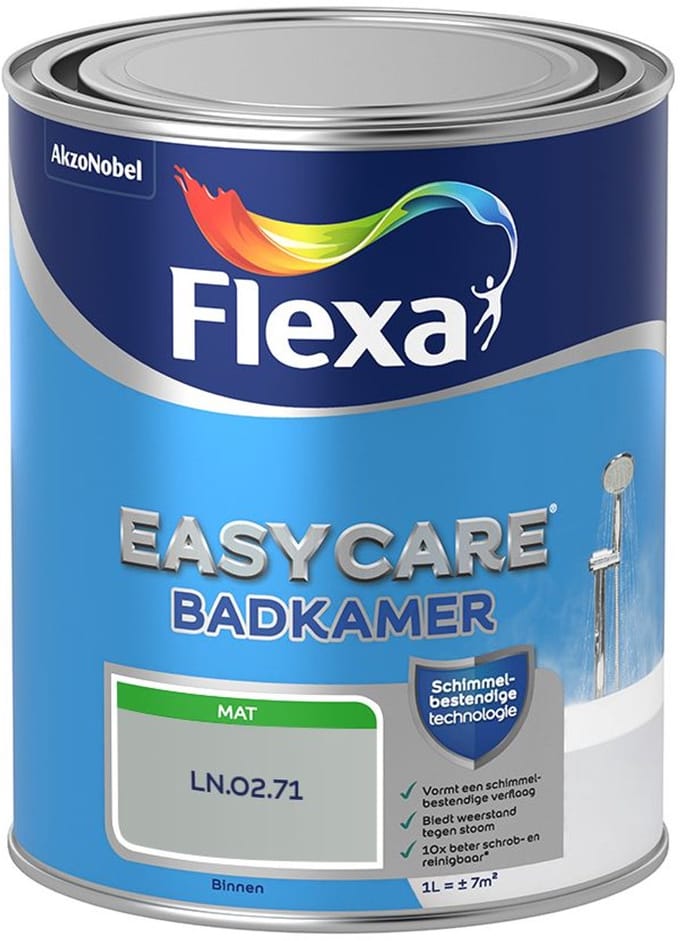Flexa - Easycare Badkamer - Ln.02.71 - Mengverf - 1 L