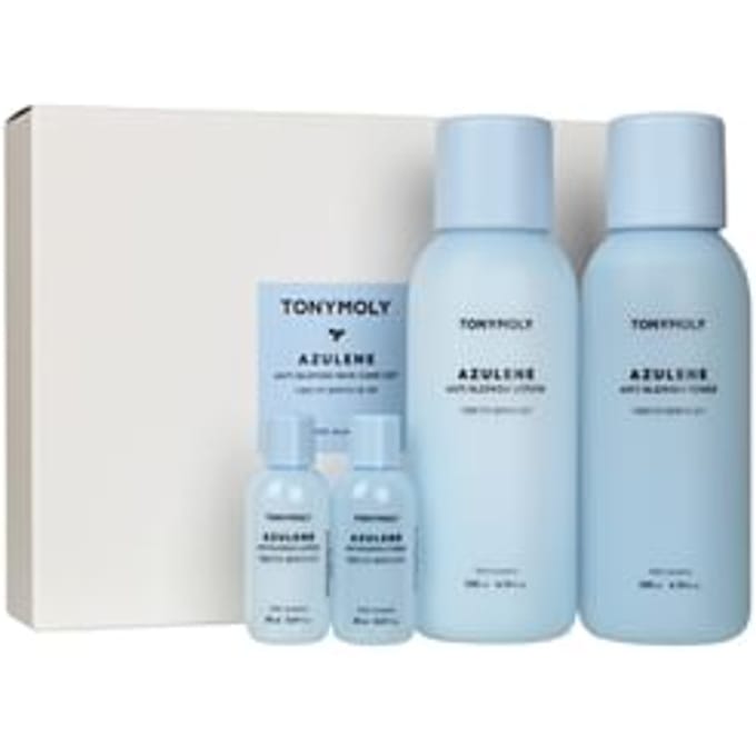 TONYMOLY - Azulene Anti Blemish Skin Care Set 4 pcs