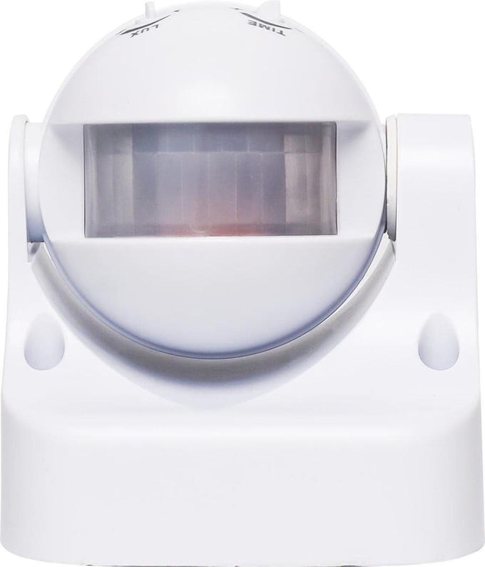 Aigostar - LED Bewegingssensor opbouw 180 graden - PIR infrarood bewegingsmelder - 230V max. 300W