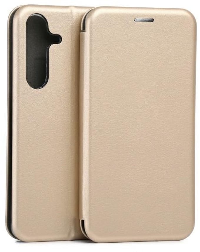 Beline Book Magnetische Serie - Leren Hoesje - Samsung Galaxy S25+ - Goud - Elegant en Functioneel