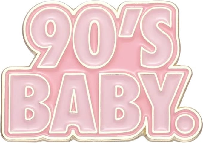 Pin Broche - enamel pin - kledingspeld - 90’s baby