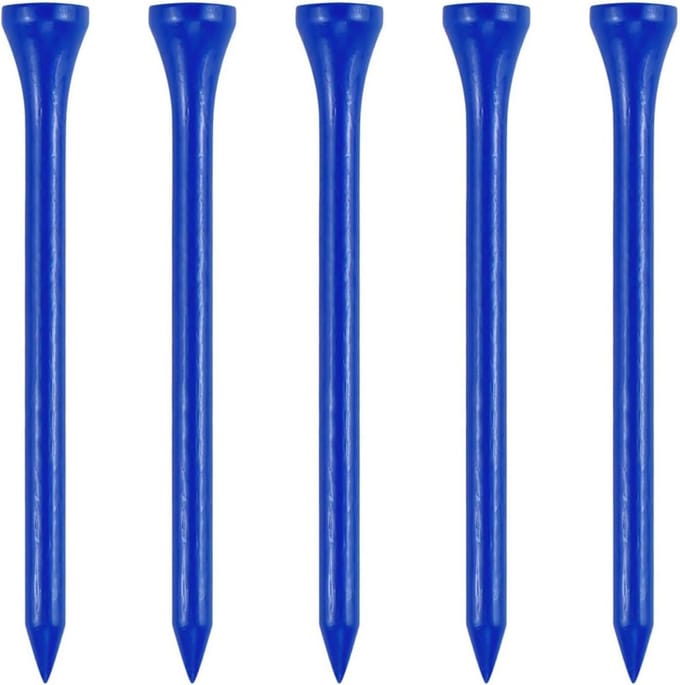 Houten Golf Tees 3-1/4" - 100 Stuks - Lange Golf Tees
