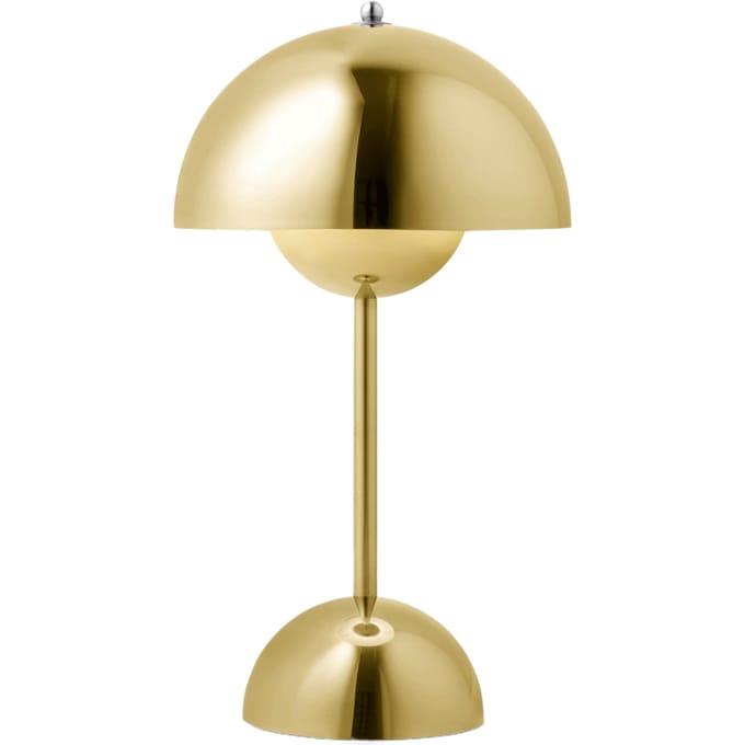 &Tradition Oplaadbare tafellamp Flowerpot VP9 - bronzed brass