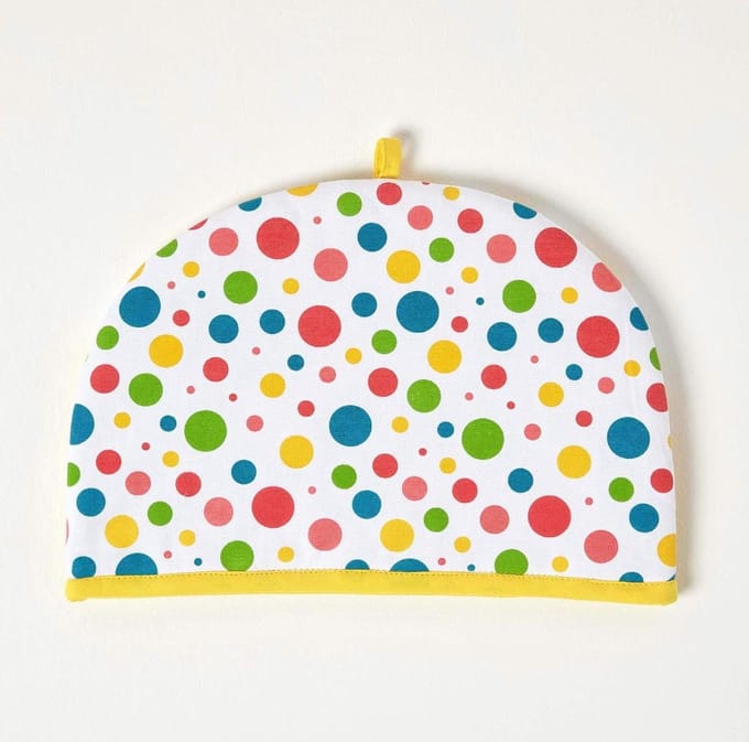 Homescapes Teekannenwarmer Polka Dots Multi Design Theemuts
