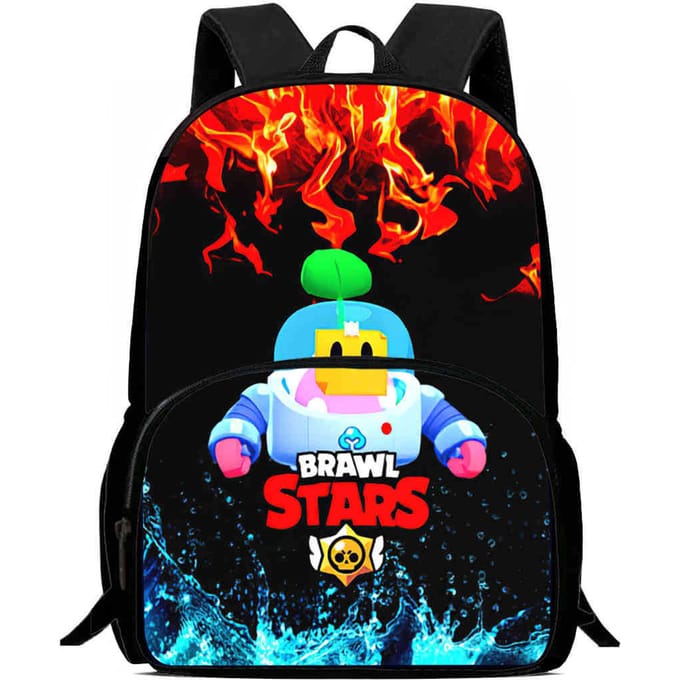 Brawl Stars Schooltas Hoge Definitie Print Multi-Functioneel Lichtgewicht Rugzak