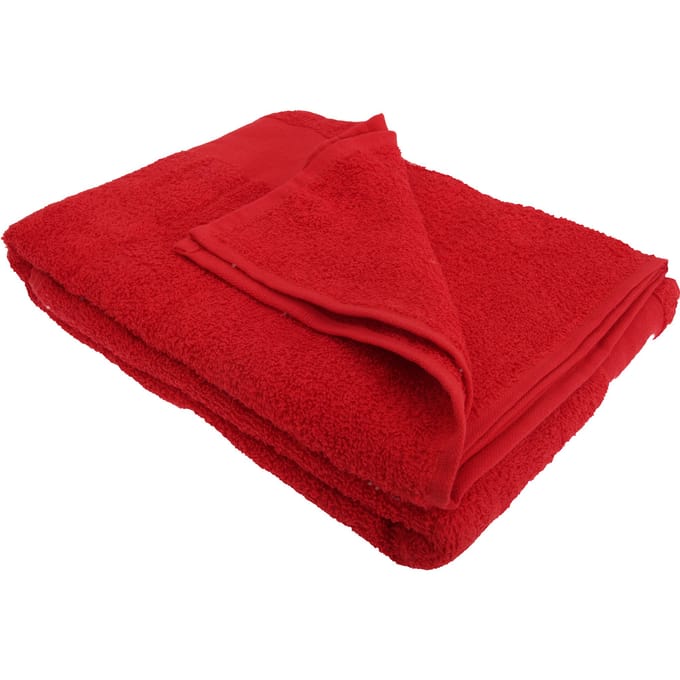 SOLS Eiland 100 Badlaken/handdoek (100 X 150cm) (Rood)