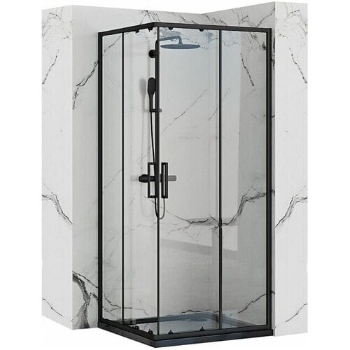 Douchecabine Rea Punto 80X80 Black
