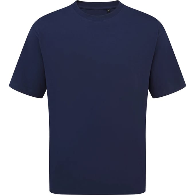 Premier Unisex Volwassen Utility 2.0 Effen Oversized T-Shirt (Marineblauw)