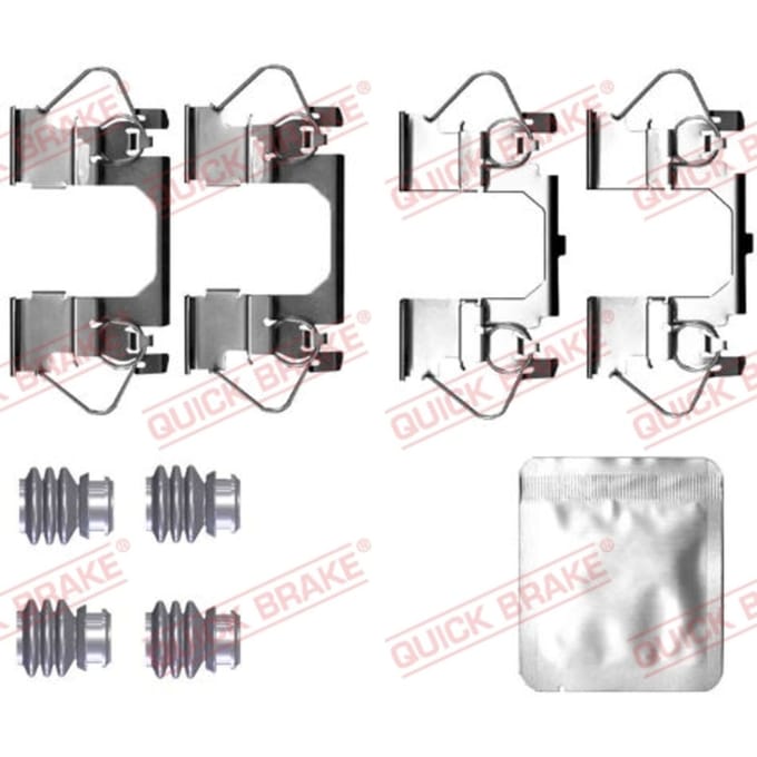 Toebehorenset, schijfremblok QUICK BRAKE 109-0116