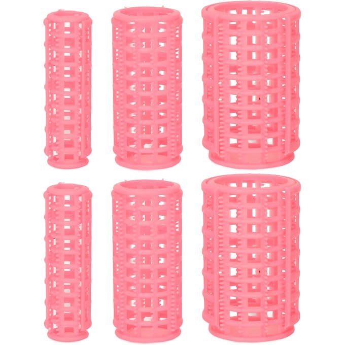 30 stuks Haarroller Professioneel Vrouwen Thuis Zelfklevende Haarkrullers Set Styling Tool voor Dik Dun pink