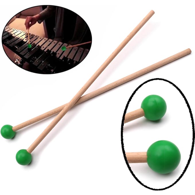 1 Paar professionele Xylophon Marimba Mallet Drumsticks Percussie Onderdelen