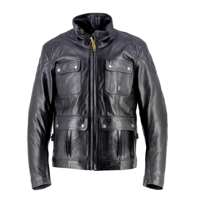 Motor leren jas Helstons Hunt