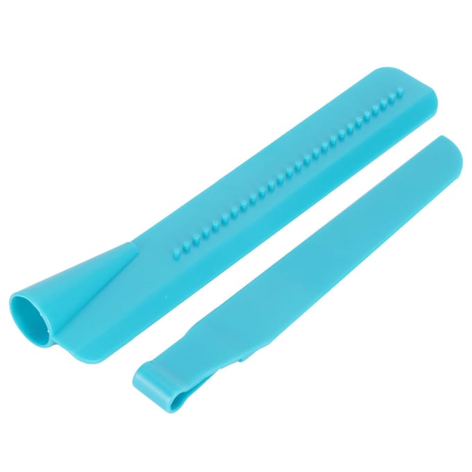 Taartgladstrijkliniaal Hoogteverstelbaar Crème Boterschraper Taartdecoratiegereedschap Blauw blue