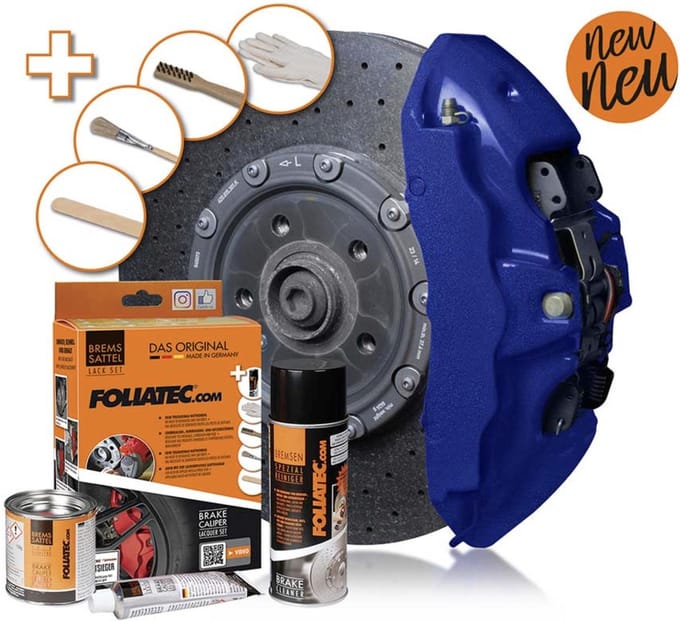 Foliatec Remklauwlakset - Performance Blauw Metalic - 3 componenten