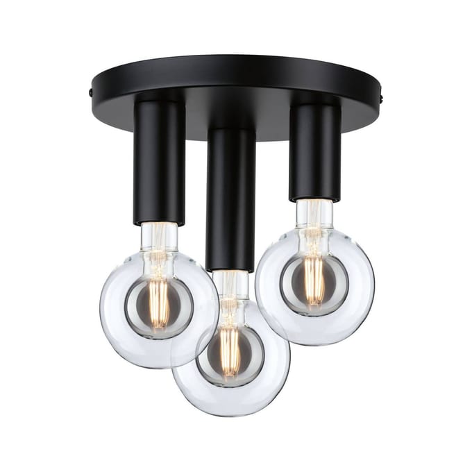 Neordic Plafondlampen Skogen E27 230V max. 3x20W dimbaar Zwart Metaal