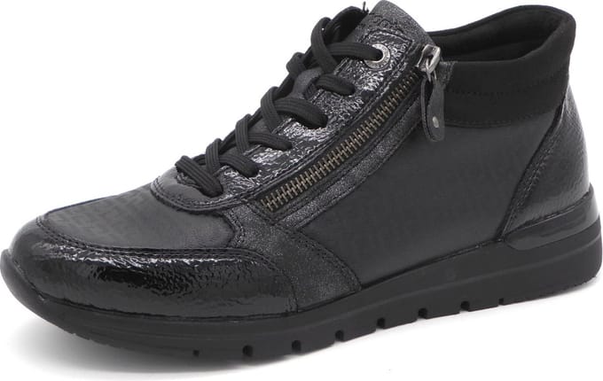 Remonte Dames Enkelboot - R6772-03 Zwart - Maat 38