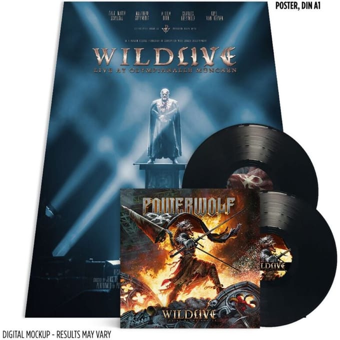 Powerwolf LP - Wildlive (Live at Olympiahalle) - voor Geen - standaard