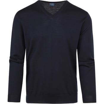 Olymp Trui Merino Donkerblauw - Maat XXL - Heren - Pullovers