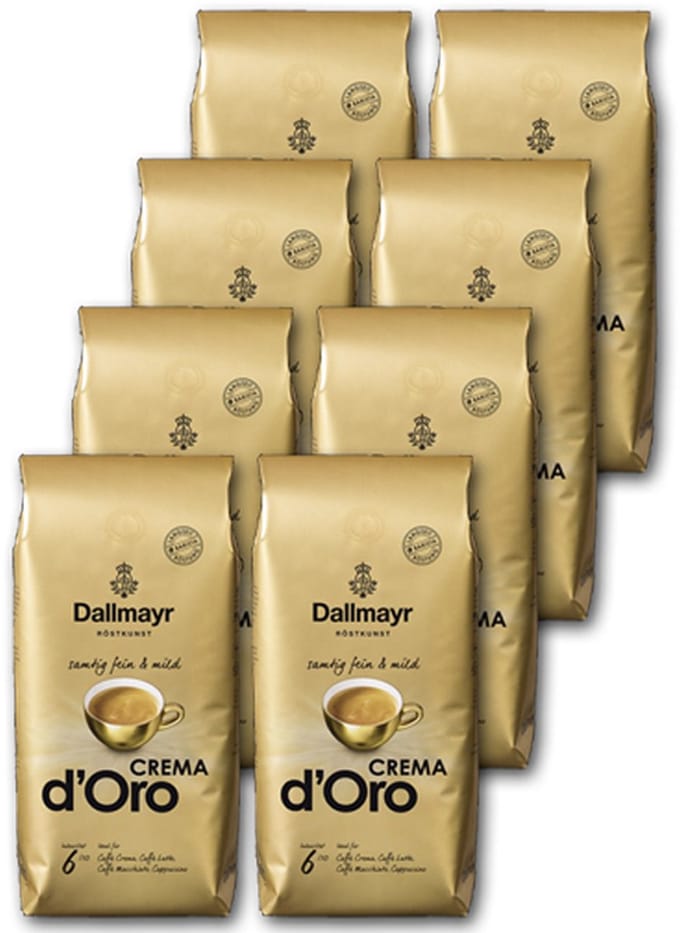 Dallmayr - Crema d'Oro Koffiebonen - 8x 1kg