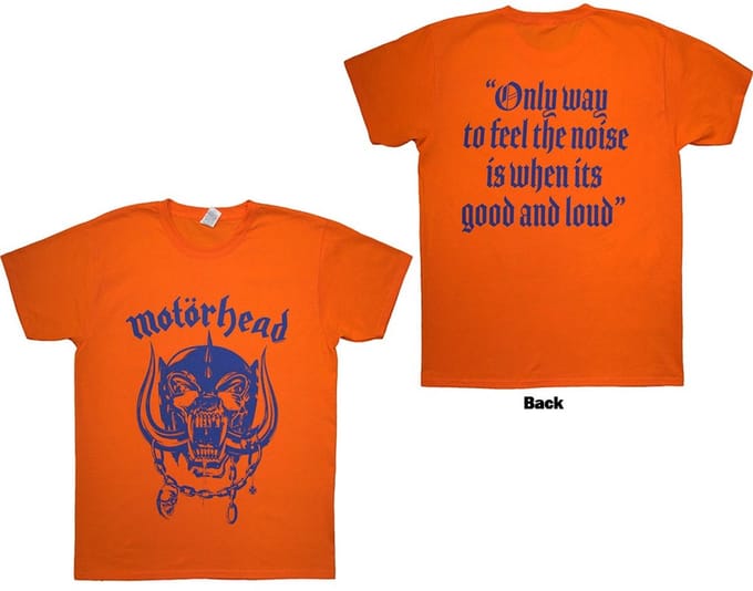 Motorhead - Good & Loud Heren T-shirt - M - Oranje