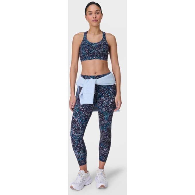 Sweaty Betty Power Medium Support Sports Bra BLAUW - Maat S