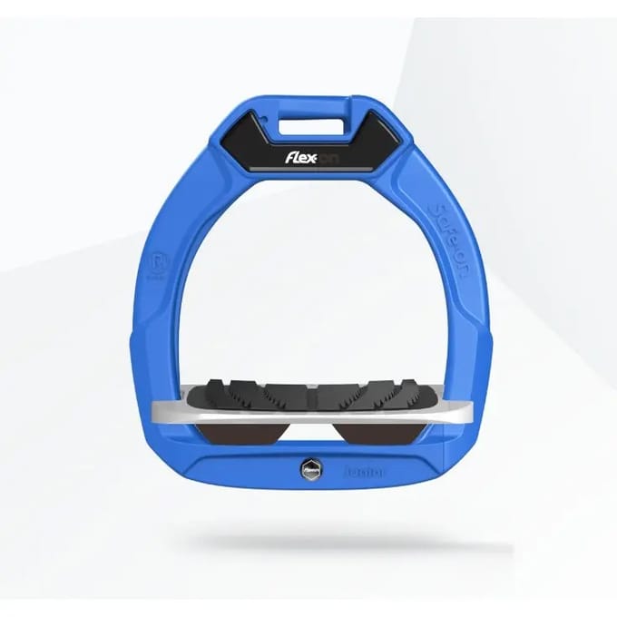 Veiligheidsstijgbeugels Rijhoek Grip Blauw/Grijs/Bruin Kinderen Flex-On Safe-On