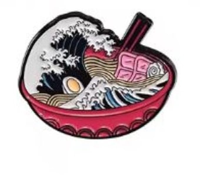 Pin Broche - enamel pin - kledingspeld - Kanagawa ramen