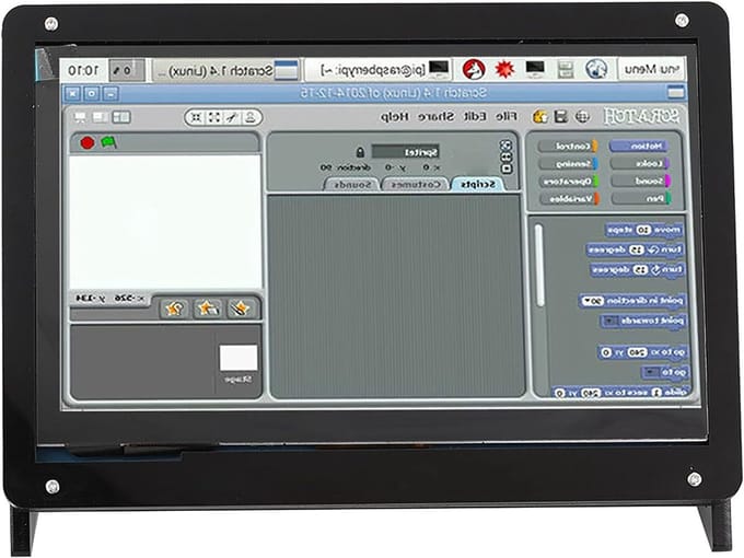 7 inch 1024x600 HDMI IPS Touchscreen met Houder voor Raspberry Pi - Ideaal voor Projecten en Displays