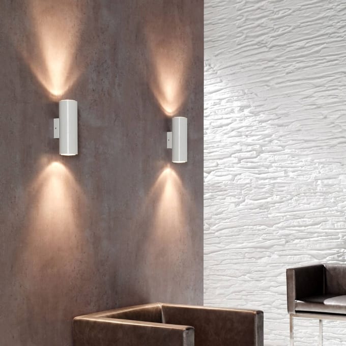Milan Iluminación Up-down wandlamp Kronn, wit