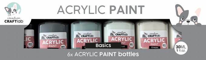 Acrylic paint Basics - Essentials nr. 43