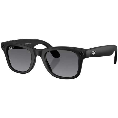 Ray-ban Wayfarer Meta Gen 2 Gepolariseerde Zonnebril Zwart Polar Gradient Graphite