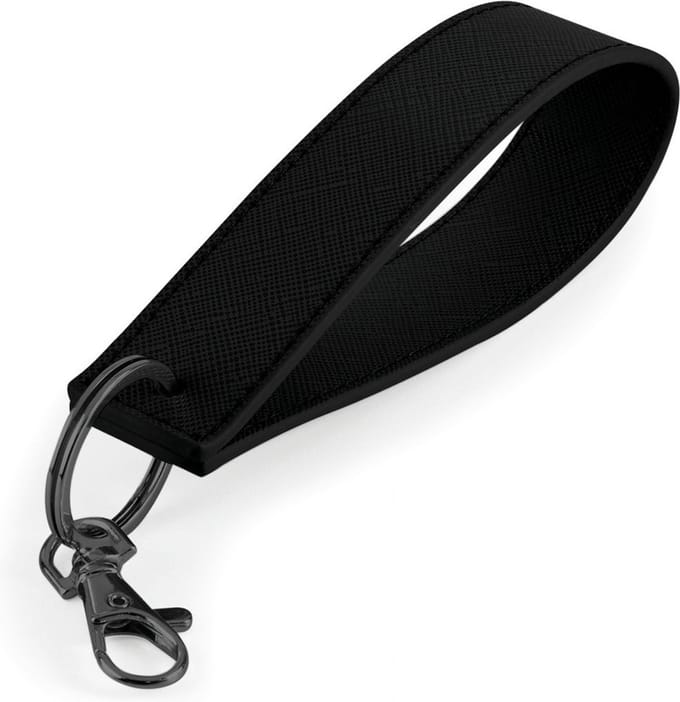 Bagbase | Boutique Wristlet Keyring | Zwart / Zwart