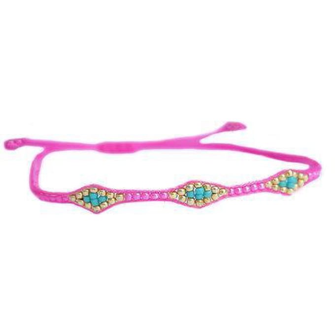 Armband Miyuki Ibiza hot pink