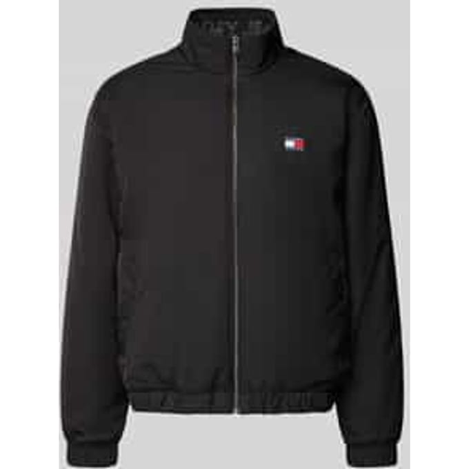 Regular fit blouson met labelpatch