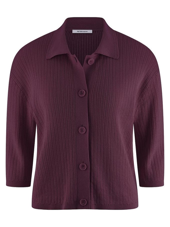 Vest 3/4-mouwen Van Peter Hahn paars