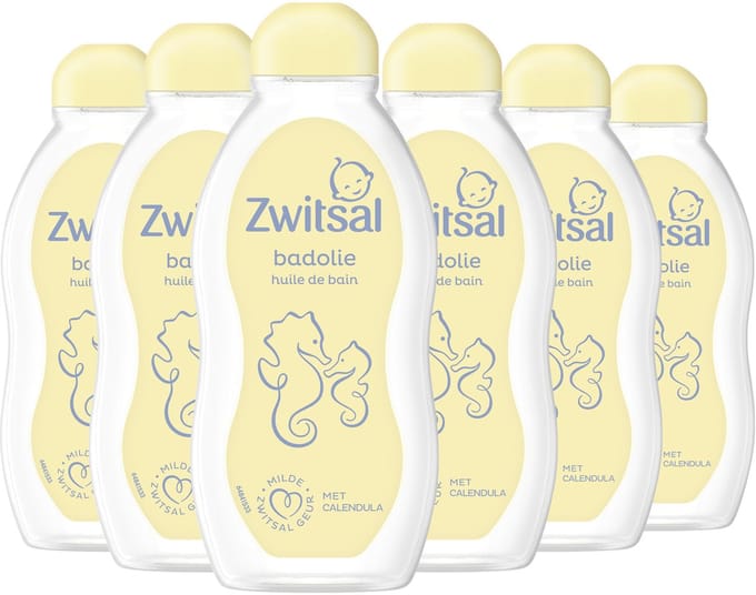 Zwitsal - Badolie - Baby - 6 x 200 ml