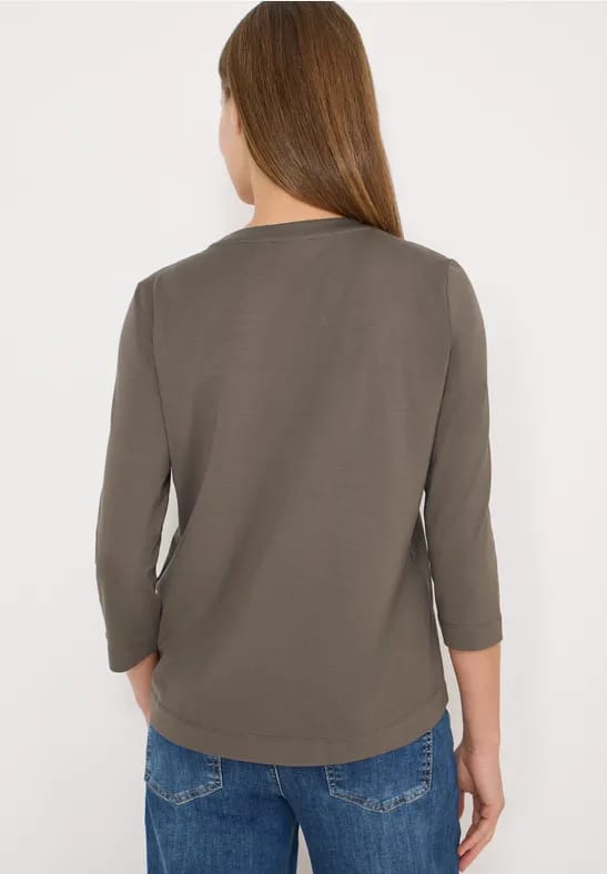 Shirt met print aan de voorkant