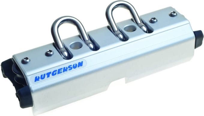 Rutgerson Long 50mm Car with Double Shackle and Sheaves
