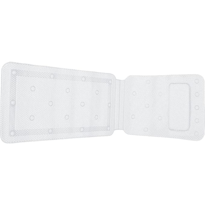 Matelas Coussin d'Oreiller de Bain Spa Corps Entier Doux Matelassé Tapis de Baignoire Respirant white