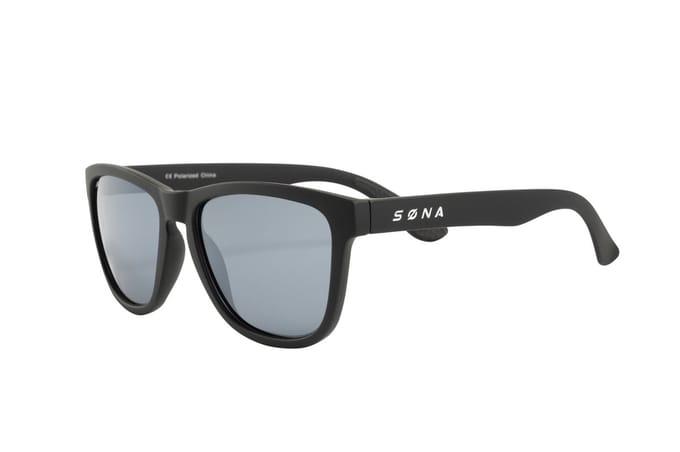 Søna | The Baseline | Back to Black - Zonnebril - Hardlopen - Sporten - Zwart